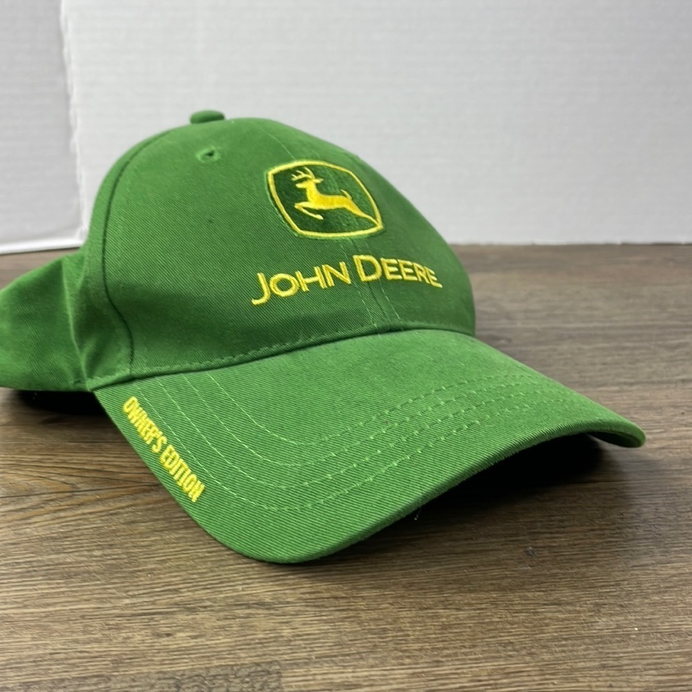 OSFA John Deere- Nothing Runs Like a Deere Green Yellow Baseball Hat